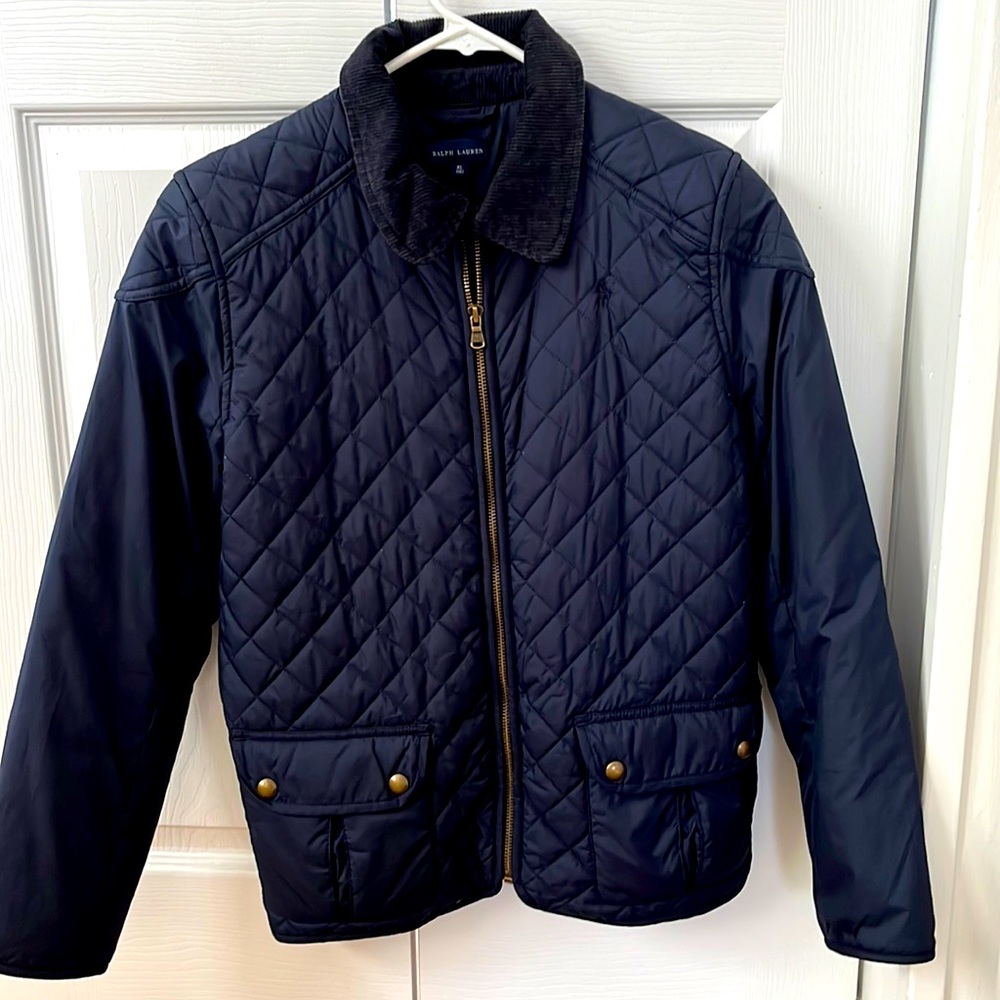 Girls Navy Ralph Lauren Jacket size 16 EXCELLENT USED CONDITION.